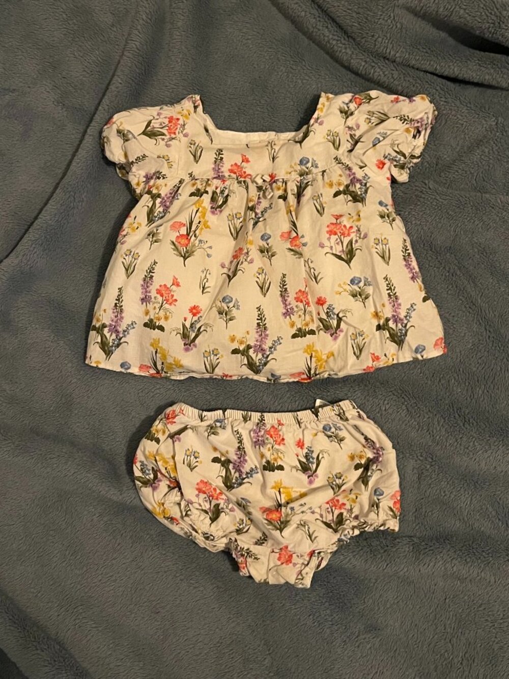 Janie and Jack Floral Set 18-24mo